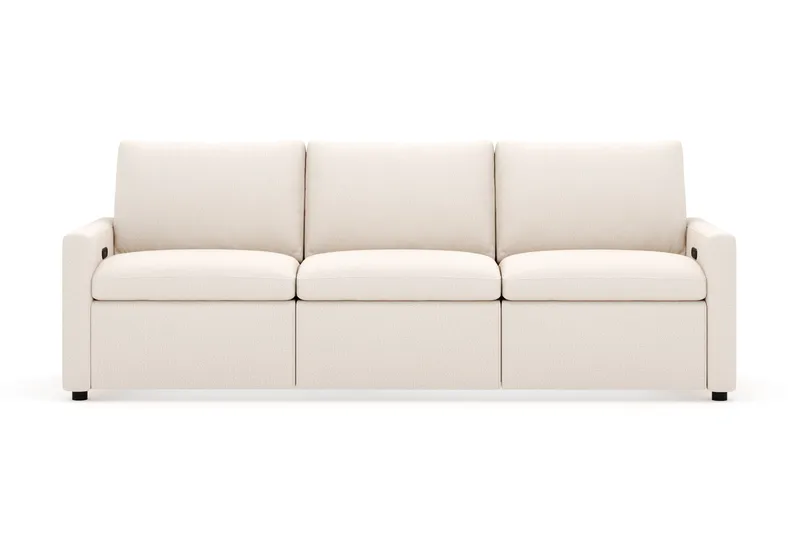 Barsele 3-sits Elektrisk Reclinersoffa, Beige