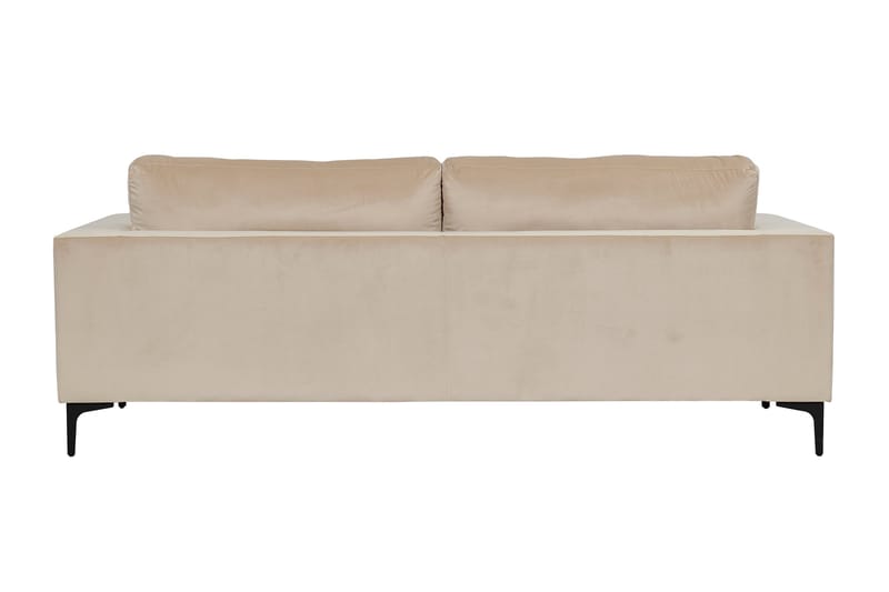 Bolero Sammetssoffa 3-sits - Beige - Products - Möbler - Soffa - 3 sits soffa