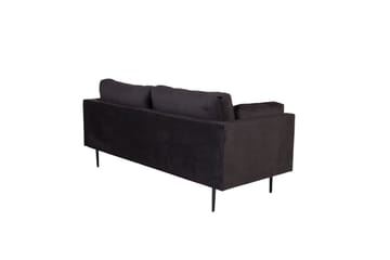 Boom 3-sits Soffa - Svart - Products - Möbler - Soffa - 3 sits soffa