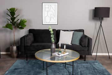 Boom 3-sits Soffa - Svart - Products - Möbler - Soffa - 3 sits soffa