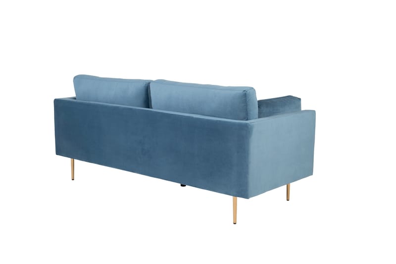 Boom Sammetssoffa 3-sits - Blå - Products - Möbler - Soffa - 3 sits soffa