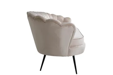 Calais 3-sits Soffa Sammet - Beige - Products - Möbler - Soffa - 3 sits soffa