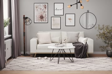 Copenhagen 2-sits Tygsoffa - Ljusgrå - Products - Möbler - Soffa - 2 sits soffa