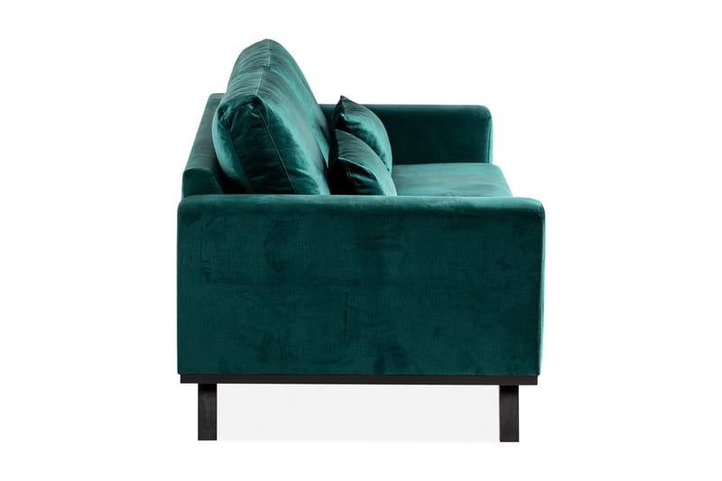 Copenhagen 3-sits Sammetssoffa - Grön - Products - Möbler - Soffa - 3 sits soffa