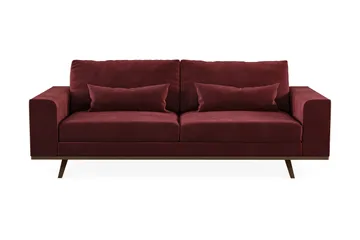 Copenhagen 3-sits Sammetssoffa
