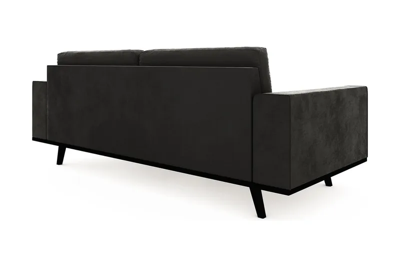 Copenhagen 3-sits Sammetssoffa - Mörkgrå - Products - Möbler - Soffa - 3 sits soffa