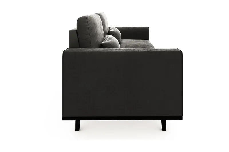 Copenhagen 3-sits Sammetssoffa - Mörkgrå - Products - Möbler - Soffa - 3 sits soffa