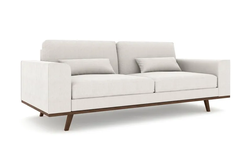 Copenhagen 3-sits Tygsoffa - Ljusgrå - Products - Möbler - Soffa - 3 sits soffa