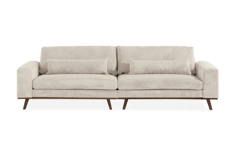 Copenhagen 4-sits Manchestersoffa, Beige