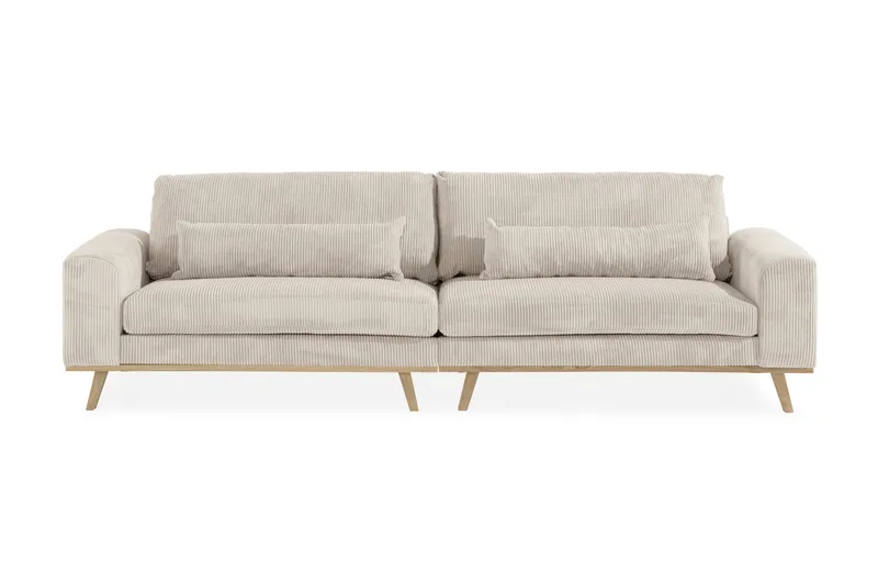 Copenhagen 4-sits Manchestersoffa, Beige