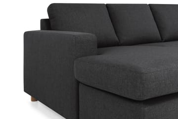 Crazy 5-sits Högervänd U-formad X-Large Soffa med Divan och Schäslong i Tyg - Antracit - Products - Möbler - Soffa - U-soffa