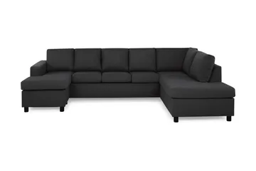 Runda svarta ben Crazy,Svart - Grey