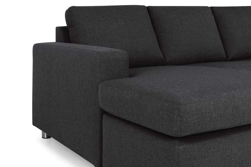 Crazy 5-sits Högervänd U-formad X-Large Soffa med Divan och Schäslong i Tyg - Antracit - Products - Möbler - Soffa - U-soffa