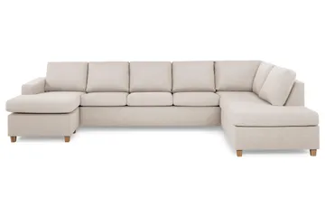 Crazy 5-sits Högervänd U-formad X-Large Soffa med Divan och Schäslong i Tyg