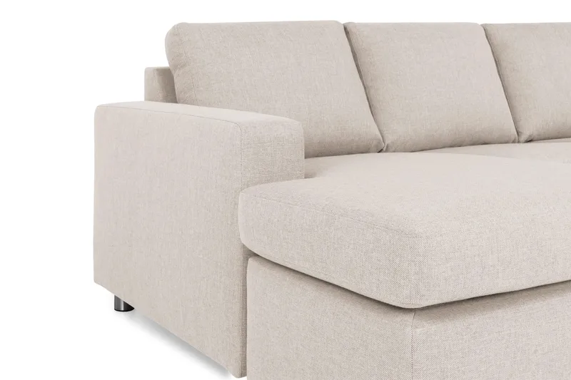 Crazy 5-sits Högervänd U-formad X-Large Soffa med Divan och Schäslong i Tyg - Beige - Products - Möbler - Soffa - U-soffa