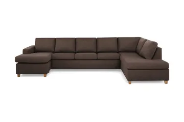 Crazy 5-sits Högervänd U-formad X-Large Soffa med Divan och Schäslong i Tyg