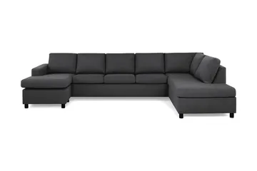 Crazy 5-sits Högervänd U-formad X-Large Soffa med Divan och Schäslong i Tyg