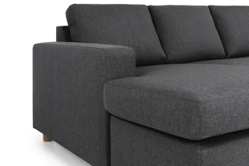 Crazy 5-sits Högervänd U-formad X-Large Soffa med Divan och Schäslong i Tyg - Mörkgrå - Products - Möbler - Soffa - U-soffa