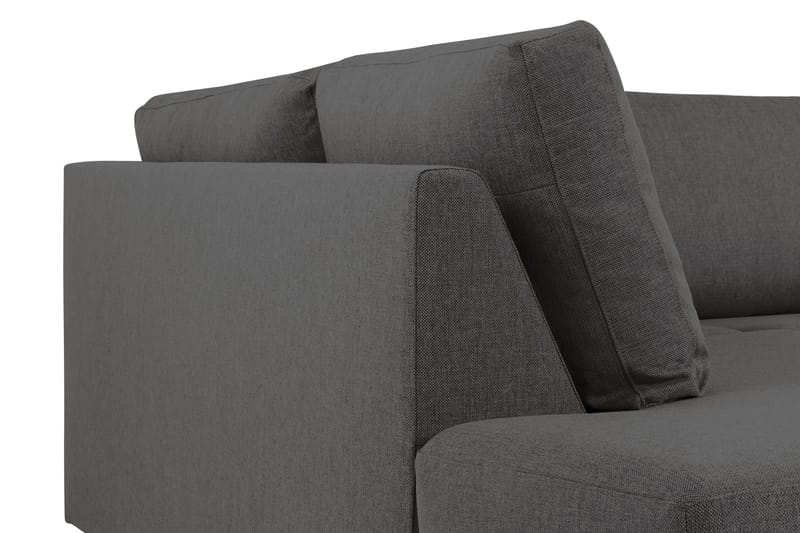 Crazy 5-sits Vänstervänd U-formad Soffa med Divan och Schäslong i Tyg - Mörkgrå - Products - Möbler - Soffa - U-soffa