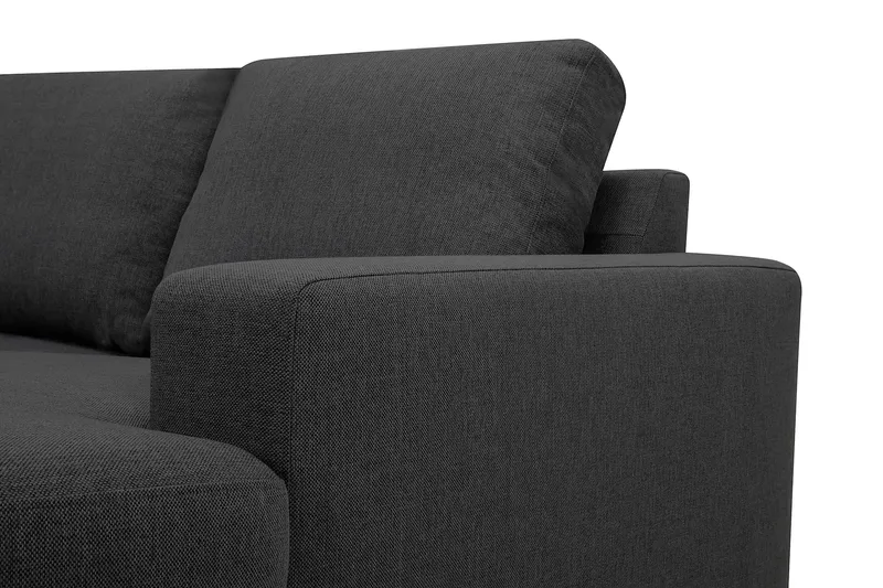Crazy 5-sits Vänstervänd U-formad X-Large Soffa med Divan och Schäslong i Tyg - Mörkgrå - Products - Möbler - Soffa - U-soffa