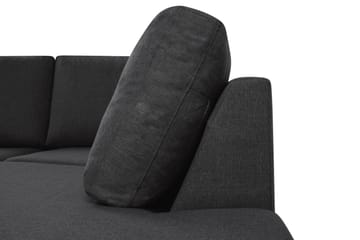 Crazy 6-sits Högervänd U-formad XX-Large Soffa med Divan och Schäslong i Tyg - Antracit - Products - Möbler - Soffa - U-soffa