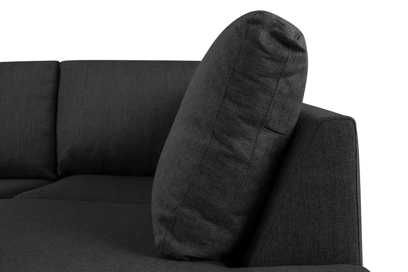 Crazy 6-sits Högervänd U-formad XX-Large Soffa med Divan och Schäslong i Tyg - Antracit - Products - Möbler - Soffa - U-soffa