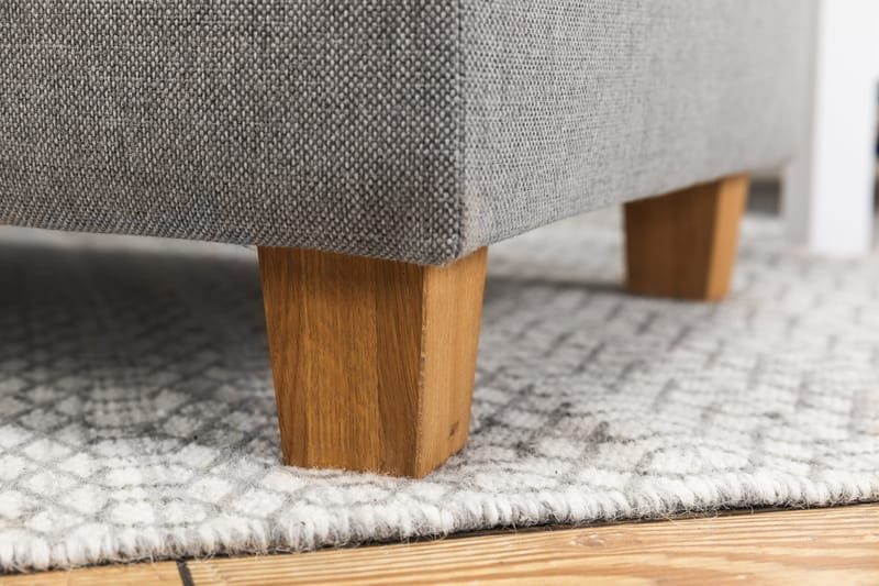Crazy 6-sits Högervänd U-formad XX-Large Soffa med Divan och Schäslong i Tyg - Grå - Products - Möbler - Soffa - U-soffa