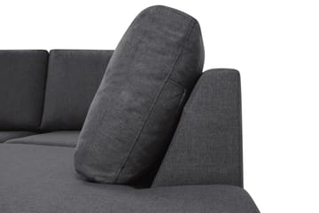 Crazy 6-sits Högervänd U-formad XX-Large Soffa med Divan och Schäslong i Tyg - Mörkgrå - Products - Möbler - Soffa - U-soffa