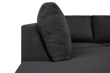 Crazy 6-sits Vänstervänd U-formad XX-Large Soffa med Divan och Schäslong i Tyg - Mörkgrå - Products - Möbler - Soffa - U-soffa