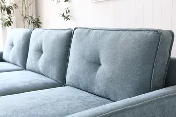 Divansoffa 267 cm lång - Classic - ljusblå - Products - Möbler - Soffa - Divansoffa & schäslongsoffa
