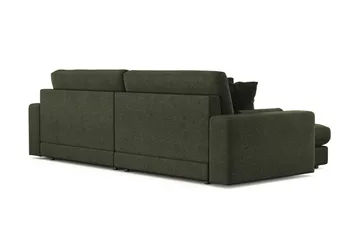 Arken Lyx 4-sits Vändbar L-formad Djup Divansoffa i Tyg - Grön - Products - Möbler - Soffa - Divansoffa & schäslongsoffa - 4 sits soffa med divan