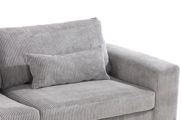 Copenhagen 4-sits Vänstervänd L-formad Schäslongsoffa i Manchester - Ljusgrå - Products - Möbler - Soffa - Divansoffa & schäslongsoffa - 4 sits soffa med divan