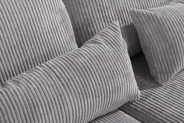 Copenhagen 4-sits Vänstervänd L-formad Schäslongsoffa i Manchester - Ljusgrå - Products - Möbler - Soffa - Divansoffa & schäslongsoffa - 4 sits soffa med divan