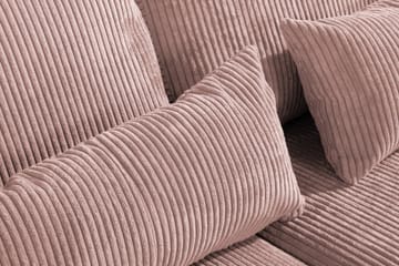 Copenhagen 4-sits Vänstervänd L-formad Schäslongsoffa i Manchester - Rosa - Products - Möbler - Soffa - Divansoffa & schäslongsoffa - 4 sits soffa med divan
