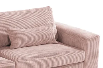 Copenhagen 4-sits Vänstervänd L-formad Schäslongsoffa i Manchester - Rosa - Products - Möbler - Soffa - Divansoffa & schäslongsoffa - 4 sits soffa med divan