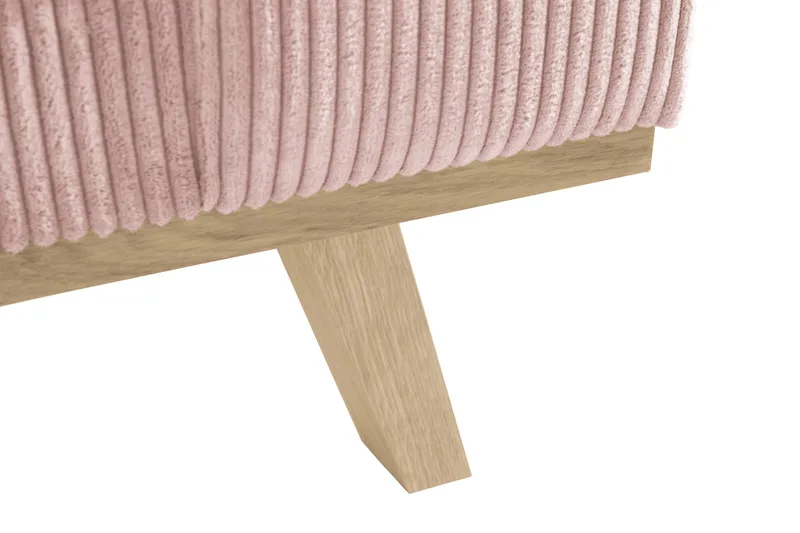 Copenhagen 4-sits Vänstervänd L-formad Schäslongsoffa i Manchester - Rosa - Products - Möbler - Soffa - Divansoffa & schäslongsoffa - 4 sits soffa med divan