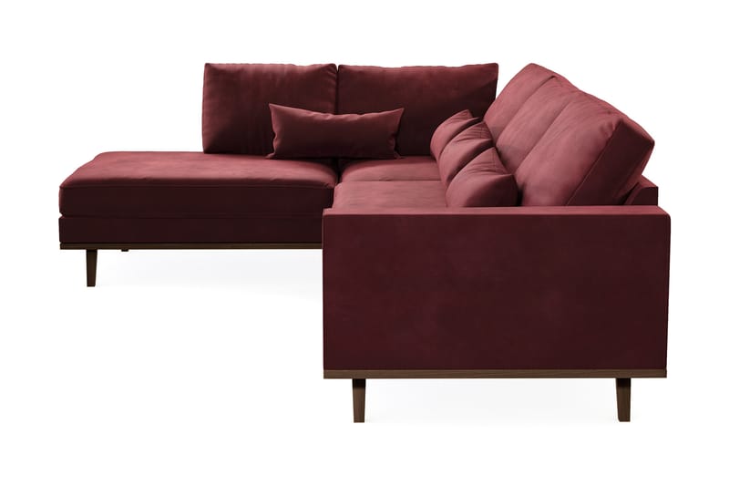 Copenhagen 4-sits Vänstervänd L-formad Schäslongsoffa i Sammet - Lila - Products - Möbler - Soffa - Divansoffa & schäslongsoffa - 4 sits soffa med divan