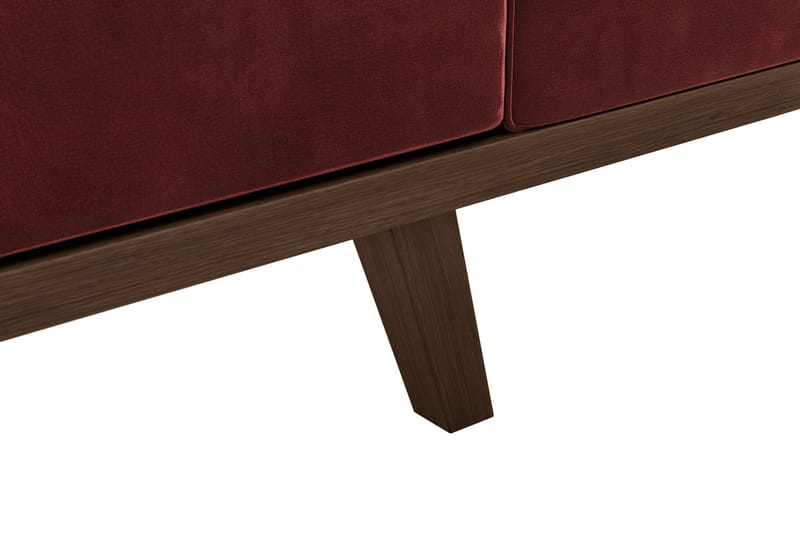 Copenhagen 4-sits Vänstervänd L-formad Schäslongsoffa i Sammet - Lila - Products - Möbler - Soffa - Divansoffa & schäslongsoffa - 4 sits soffa med divan