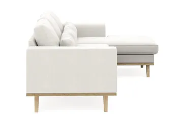 Copenhagen Compact 3-sits Vändbar L-formad Divansoffa i Tyg - Ljusgrå - Products - Möbler - Soffa - Divansoffa & schäslongsoffa - 3 sits soffa med divan