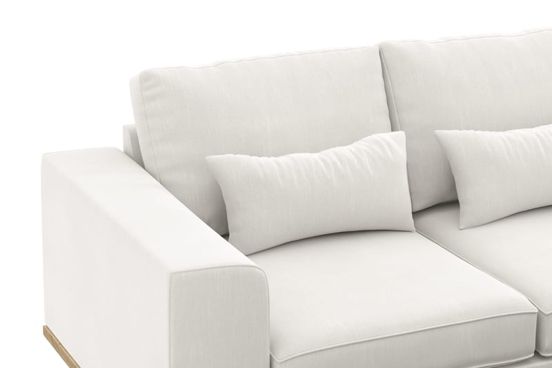 Copenhagen Compact 3-sits Vändbar L-formad Divansoffa i Tyg - Ljusgrå - Products - Möbler - Soffa - Divansoffa & schäslongsoffa - 3 sits soffa med divan