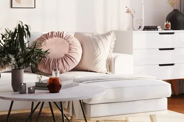 Copenhagen Compact 3-sits Vändbar L-formad Divansoffa i Tyg - Ljusgrå - Products - Möbler - Soffa - Divansoffa & schäslongsoffa - 3 sits soffa med divan