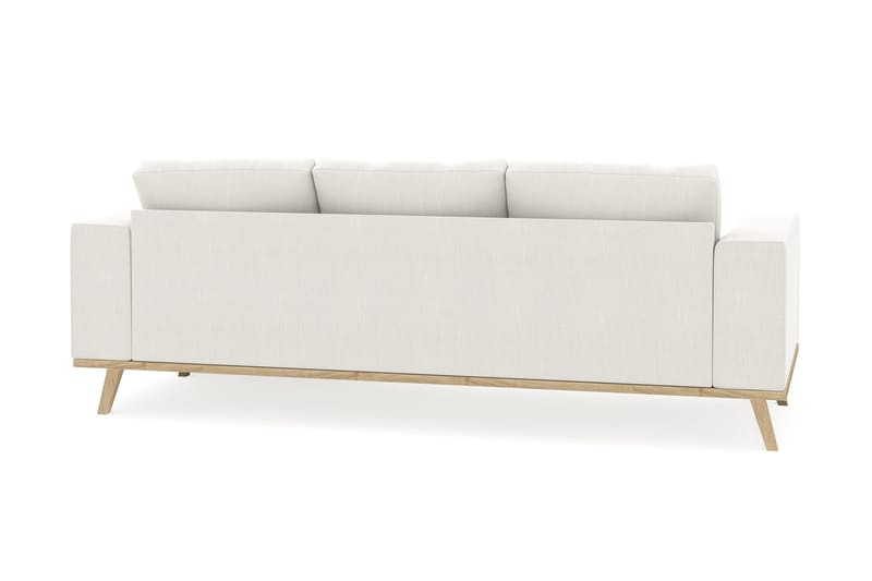 Copenhagen Compact 3-sits Vändbar L-formad Divansoffa i Tyg - Ljusgrå - Products - Möbler - Soffa - Divansoffa & schäslongsoffa - 3 sits soffa med divan