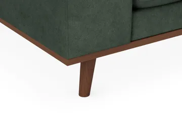 Copenhagen Premium 4-sits Högervänd L-formad Djup Divansoffa i Tyg - Grön - Products - Möbler - Soffa - Divansoffa & schäslongsoffa - 3 sits soffa med divan