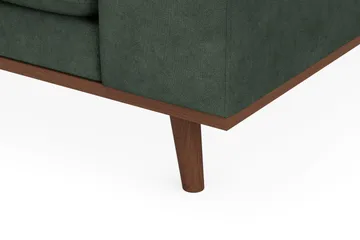 Copenhagen Premium 4-sits Vänstervänd L-formad Djup Divansoffa i Tyg - Grön - Products - Möbler - Soffa - Divansoffa & schäslongsoffa - 3 sits soffa med divan