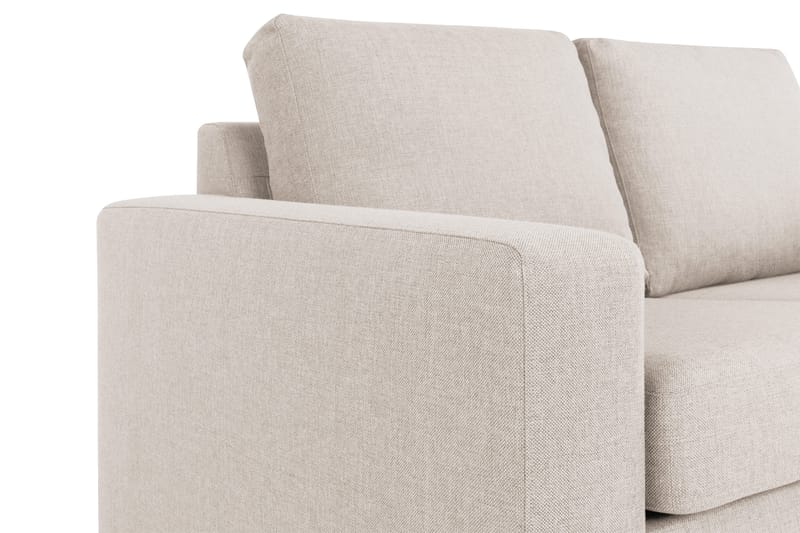 Crazy 3-sits Högervänd L-formad Schäslongsoffa i Tyg - Beige - Products - Möbler - Soffa - Divansoffa & schäslongsoffa - 2 sits soffa med divan