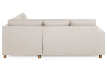 Crazy 3-sits Högervänd L-formad Schäslongsoffa i Tyg - Beige - Products - Möbler - Soffa - Divansoffa & schäslongsoffa - 2 sits soffa med divan
