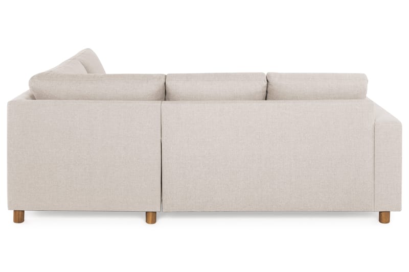 Crazy 3-sits Högervänd L-formad Schäslongsoffa i Tyg - Beige - Products - Möbler - Soffa - Divansoffa & schäslongsoffa - 2 sits soffa med divan