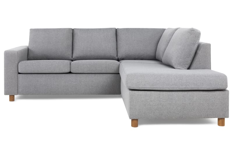 Crazy 3-sits Högervänd L-formad Schäslongsoffa i Tyg - Grå - Products - Möbler - Soffa - Divansoffa & schäslongsoffa - 2 sits soffa med divan