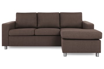 Metall,Runda Metallben - Brun