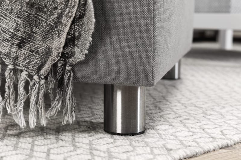 Crazy 3-sits Vändbar L-formad Divansoffa i Tyg - Grå - Products - Möbler - Soffa - Divansoffa & schäslongsoffa - 3 sits soffa med divan